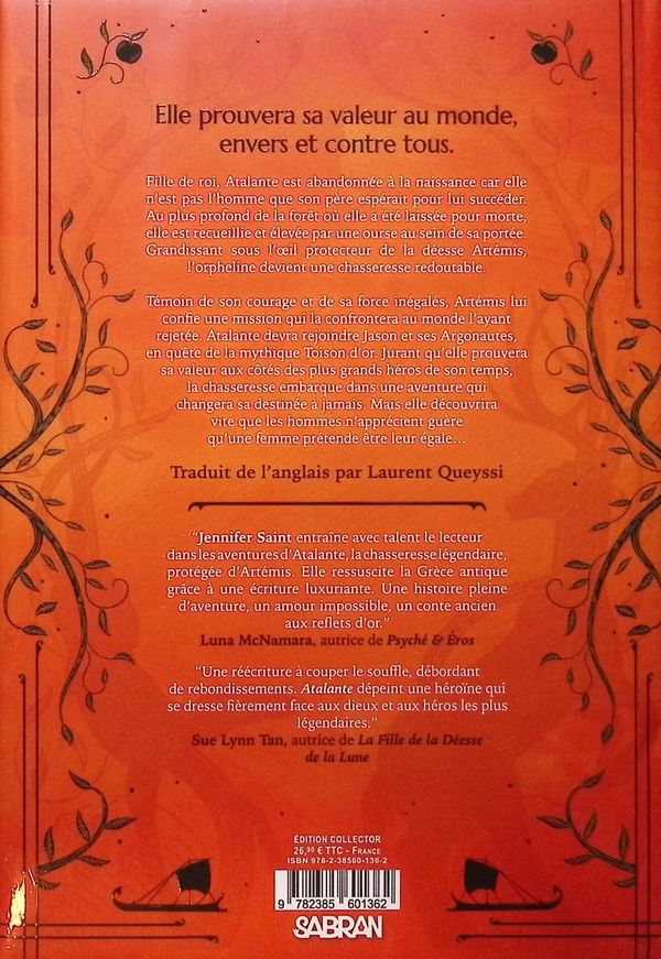 Quatrième de couverture de « ATALANTE (RELIE COLLECTOR) »