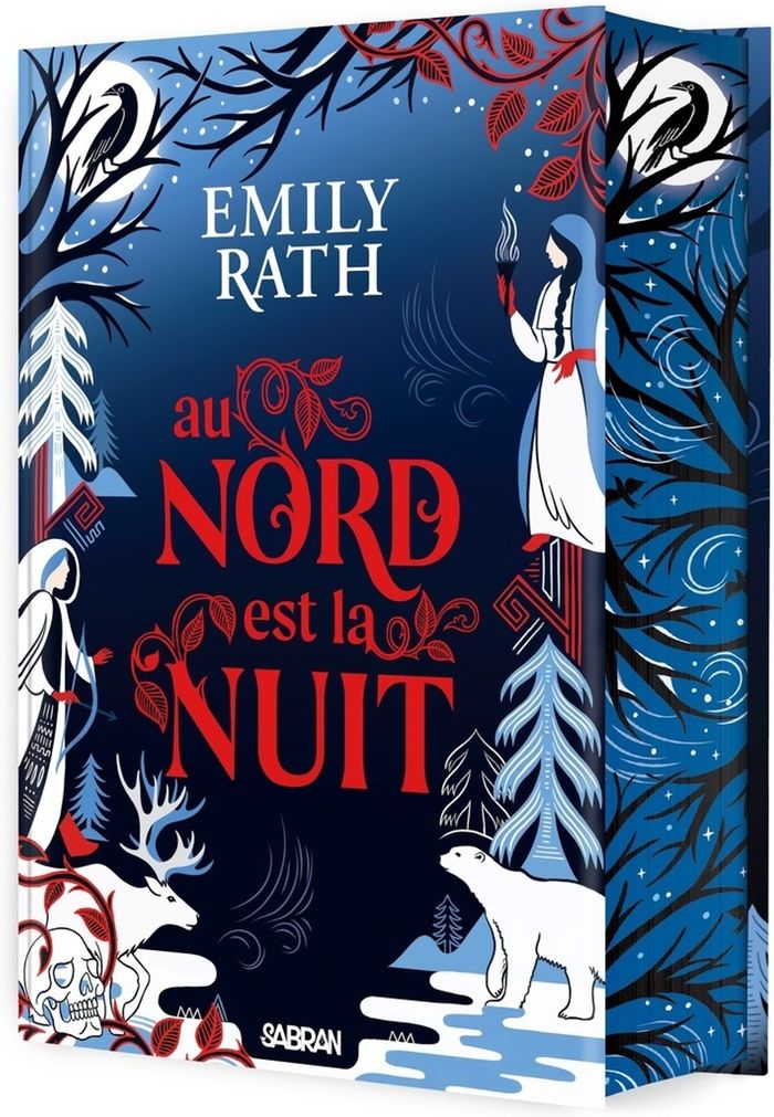 Couverture du livre « LES LEGENDES DE TUONELA - LIVRE 01 AU NORD EST LA NUIT (RELIE COLLECTOR) - VOL01 » de Emily Rath, librairie Les Contes Infusés à Corte