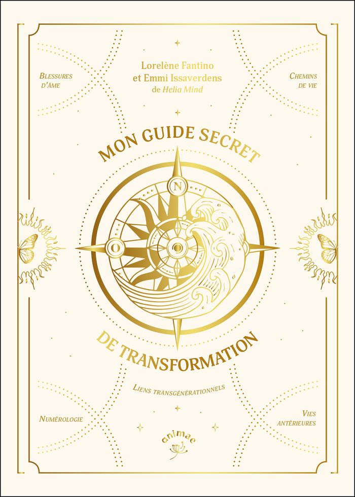 Couverture du livre « Mon guide secret de transformation : le guide de développement spirituel à remplir soi-même », librairie Les Contes Infusés à Corte