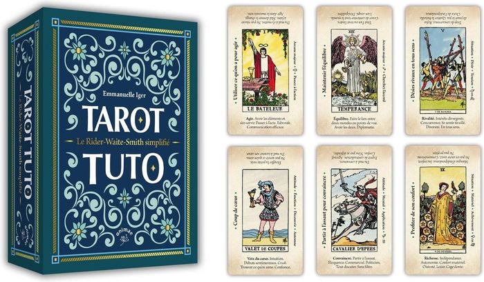 Quatrième de couverture de « TAROT TUTO : LE RIDER-WAITE SIMPLIFIE »