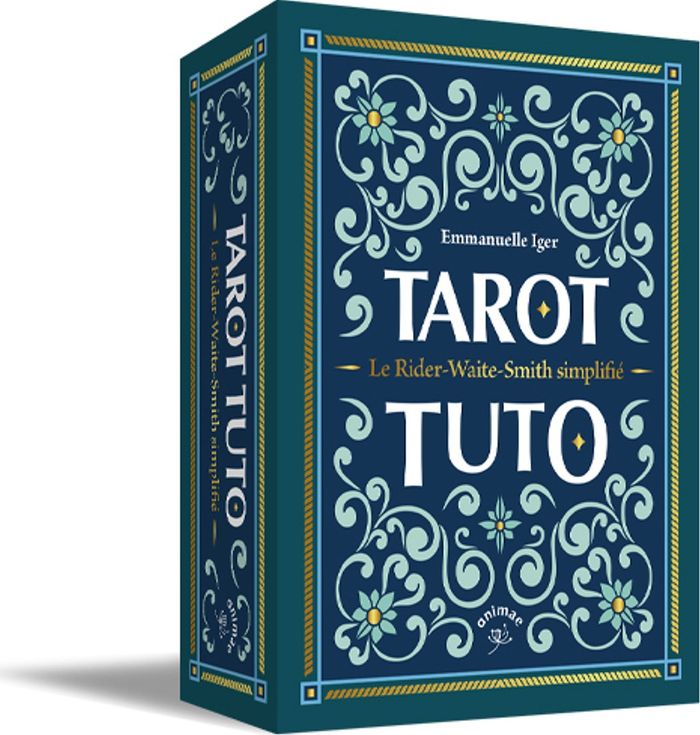 Couverture du livre « TAROT TUTO : LE RIDER-WAITE SIMPLIFIE », librairie Les Contes Infusés à Corte