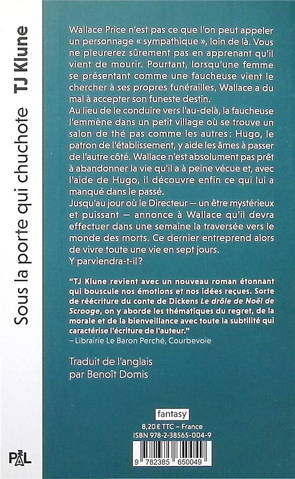 Quatrième de couverture de « SOUS LA PORTE QUI CHUCHOTE (POCHE) »