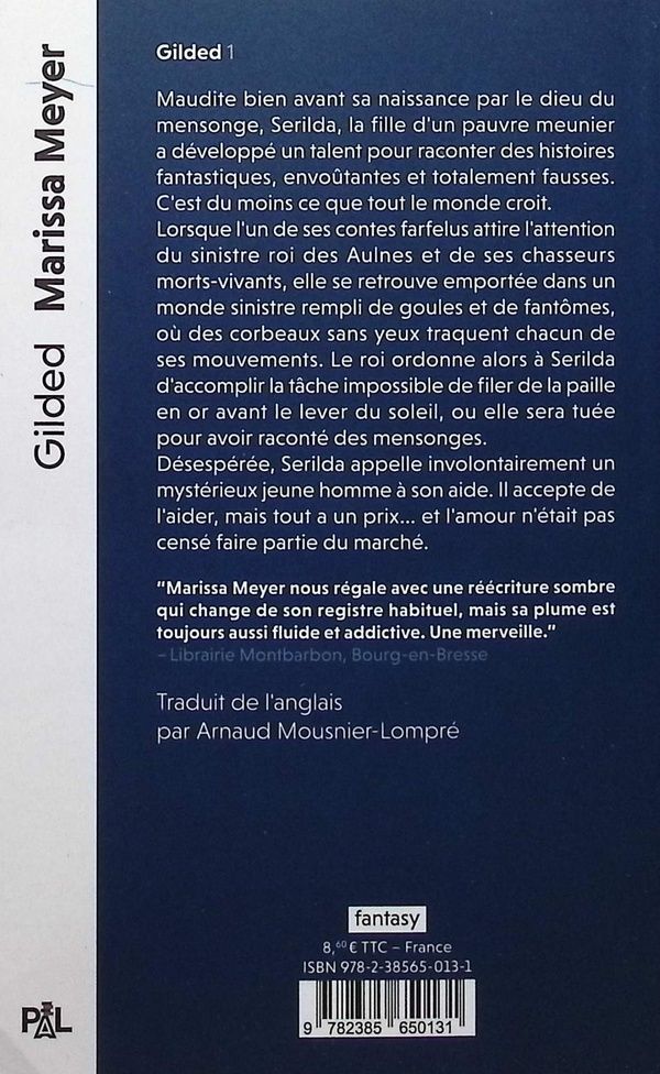Quatrième de couverture de « GILDED - TOME 01 (POCHE) - VOL01 »