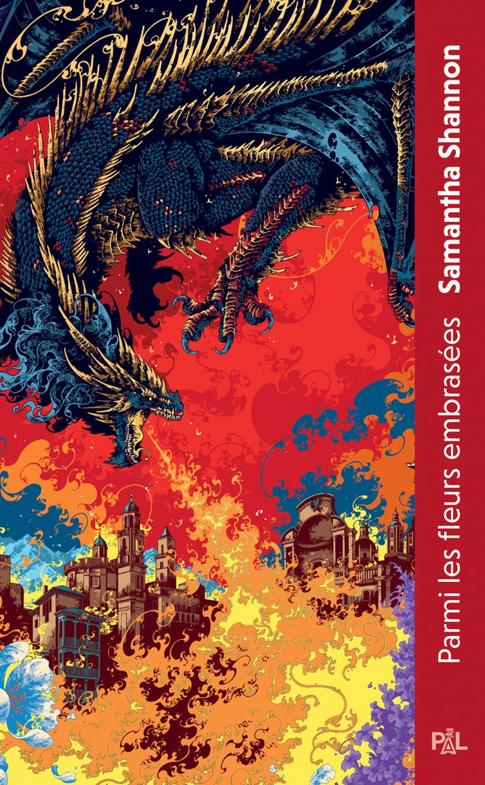 Couverture du livre « PARMI LES FLEURS EMBRASEES (POCHE) », librairie Les Contes Infusés à Corte