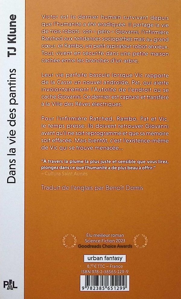Quatrième de couverture de « DANS LA VIE DES PANTINS (POCHE) »