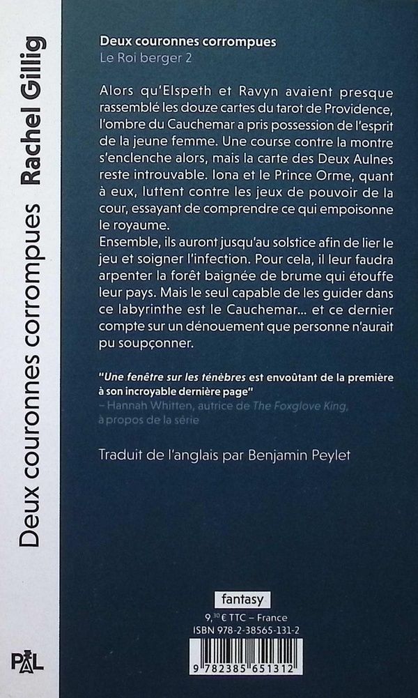 Quatrième de couverture de « LE ROI BERGER - LIVRE 02 DEUX COURONNES CORROMPUES - VOL02 »