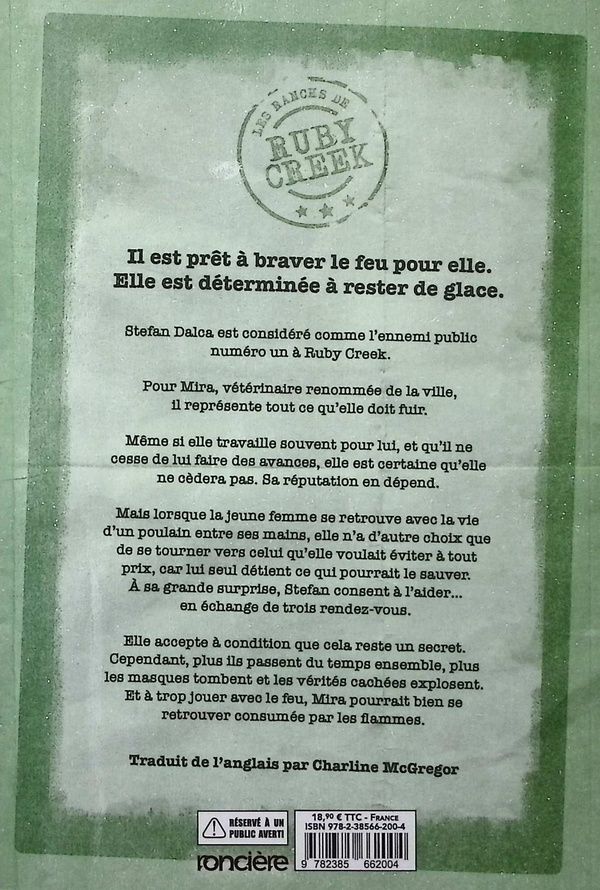Quatrième de couverture de « Un défi de taille »