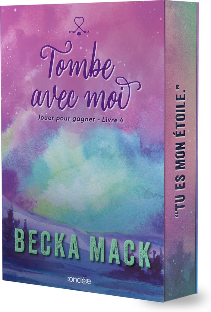 Couverture du livre « Tombe avec moi » de Becka Mack, librairie Les Contes Infusés à Corte