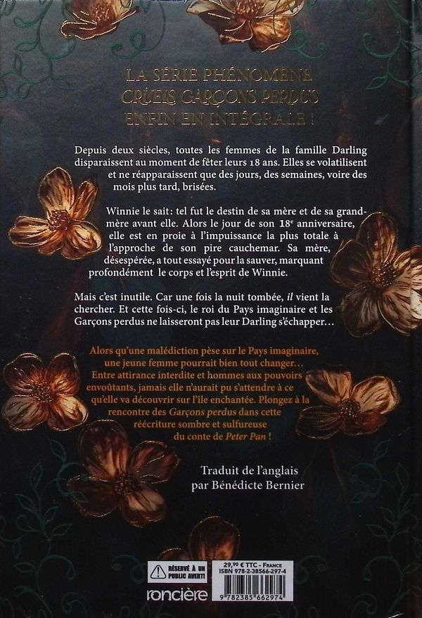 Quatrième de couverture de « Cruels garçons perdus : intégrale »