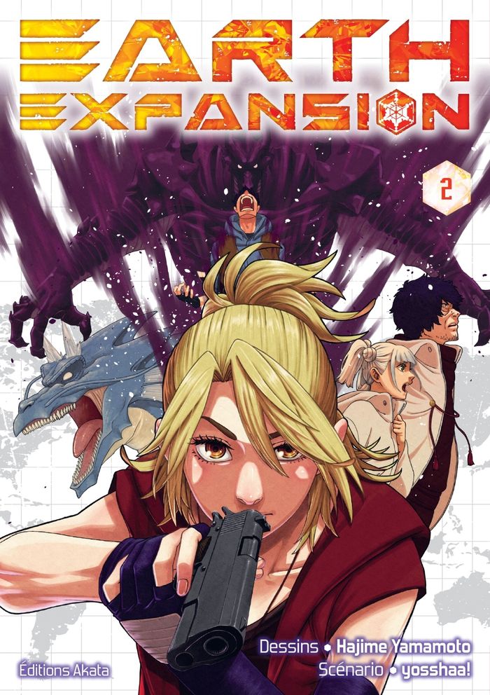 Couverture du livre « Earth expansion » de Hajime Yamamoto, librairie Les Contes Infusés à Corte