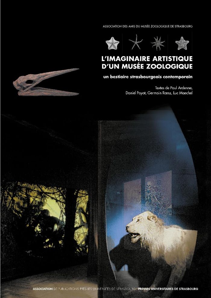 Couverture du livre « L'imaginaire artistique d'un musée zoologique : un bestiaire strasbourgeois contemporain », librairie Les Contes Infusés à Corte