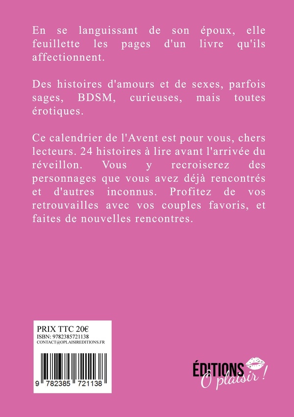 Quatrième de couverture de « SOUMISE A L'ESPRIT DE NOEL : CALENDRIER DE L'AVENT EROTIQUE - 24 HISTOIRES EROTIQUES POUR ATTENDRE L »