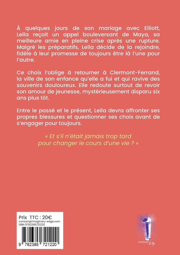Quatrième de couverture de « ET S'IL N'ETAIT JAMAIS TROP TARD »