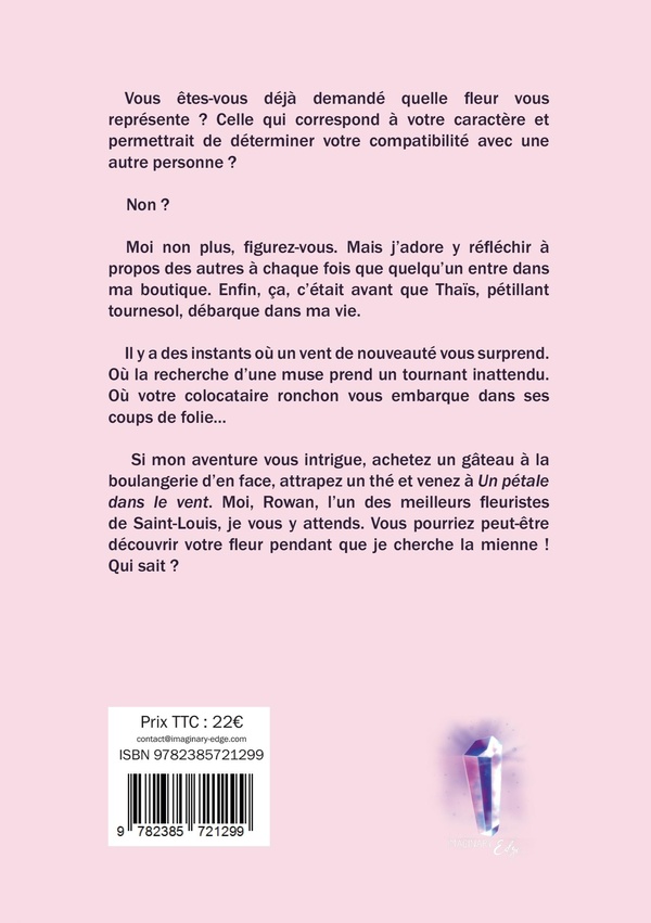 Quatrième de couverture de « Une fleur dans la nuit »