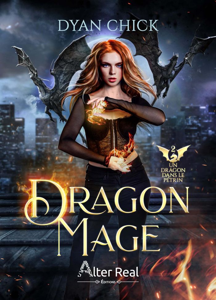 Couverture du livre « Un dragon dans le pétrin » de Dyan Chick, librairie Les Contes Infusés à Corte