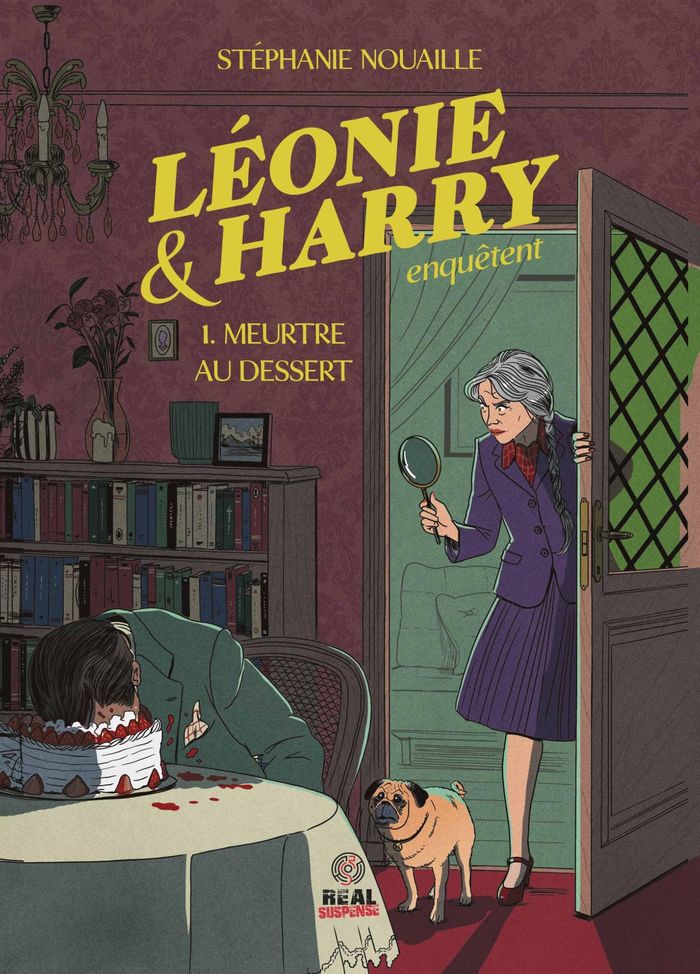 Couverture du livre « Meurtre au dessert » de Stéphanie Nouaille, librairie Les Contes Infusés à Corte