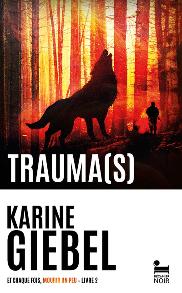 Couverture du livre « Trauma-s : roman » de Karine Giebel, librairie Les Contes Infusés à Corte