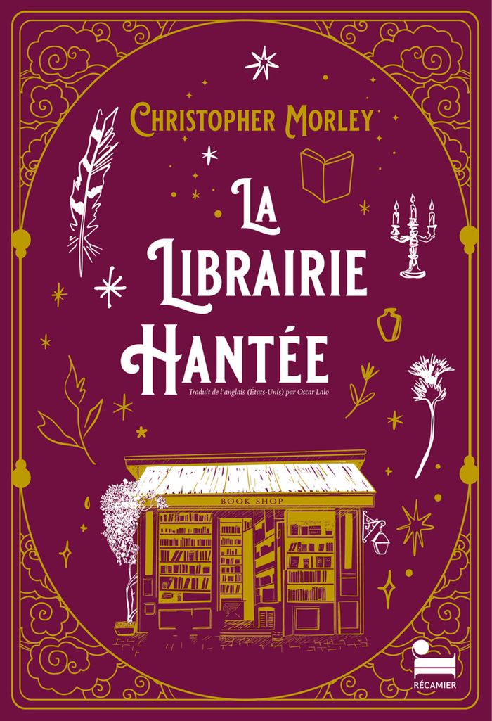 Couverture du livre « La librairie hantée » de Christopher Morley, librairie Les Contes Infusés à Corte