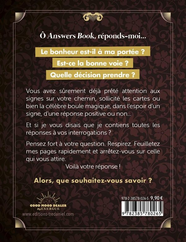 Quatrième de couverture de « Answer book de la fille de l'étoile »