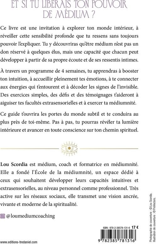 Quatrième de couverture de « Libère ta médiumnité »