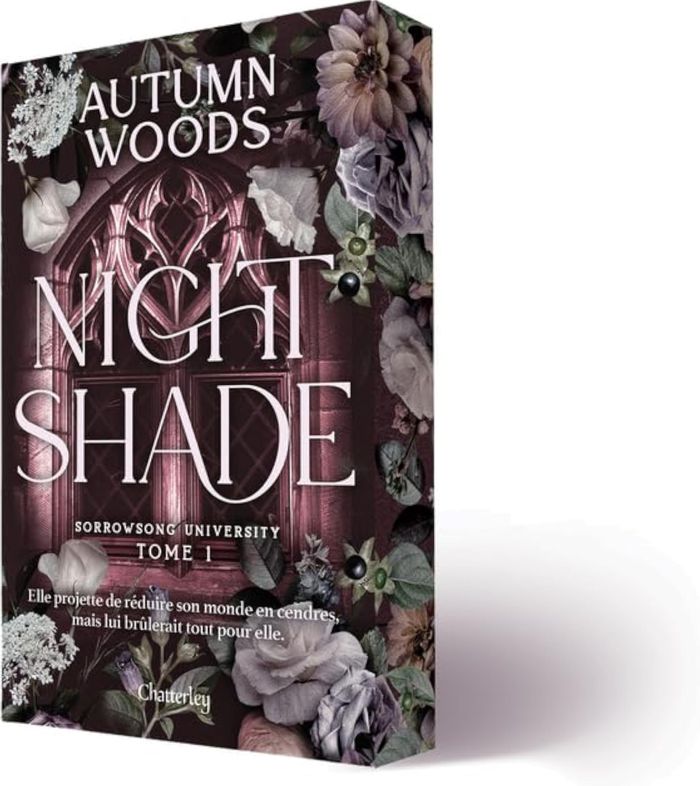 Couverture du livre « Sorrowsong University : Nightshade » de Autumn Woods, librairie Les Contes Infusés à Corte