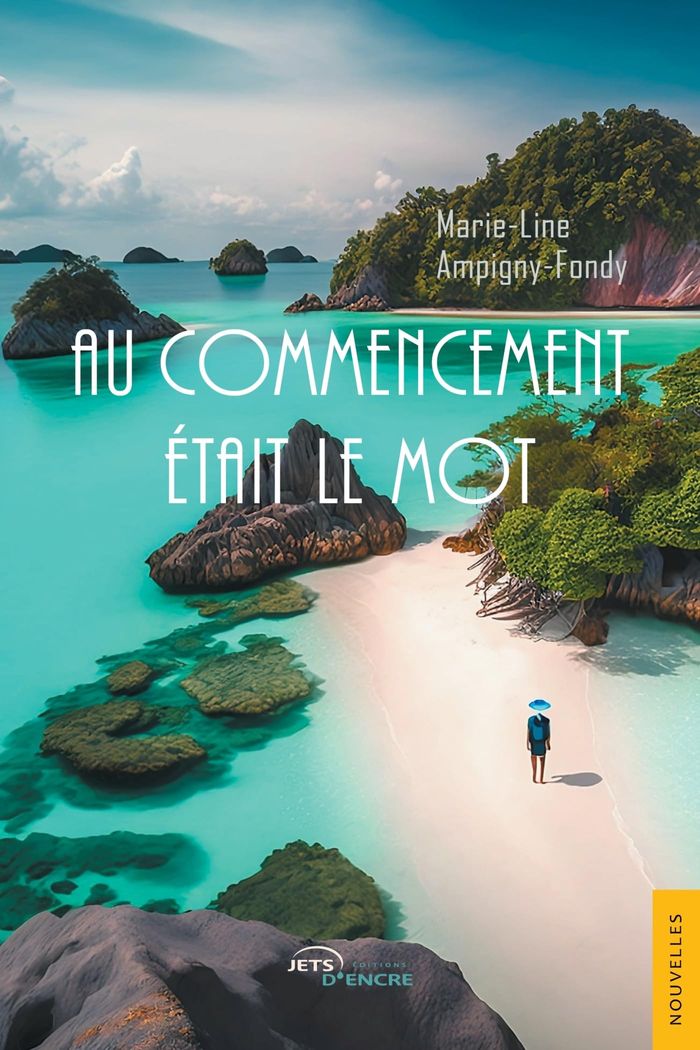 Couverture du livre « Au commencement était le mot » de Marie-Line Ampigny-Fondy, librairie Les Contes Infusés à Corte