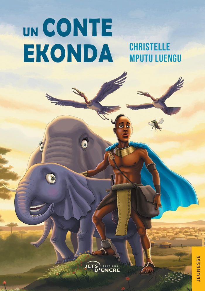 Couverture du livre « Un conte Ekonda » de Christelle Mputu Luengu, librairie Les Contes Infusés à Corte