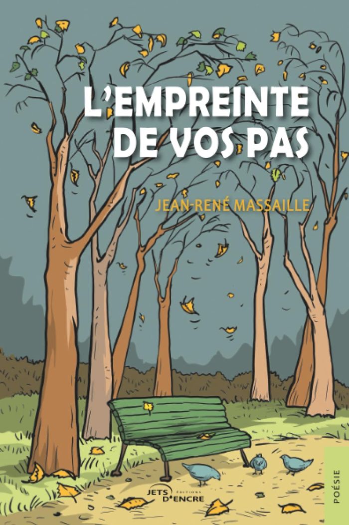 Couverture du livre « L'empreinte de vos pas » de Jean-René Massaille, librairie Les Contes Infusés à Corte