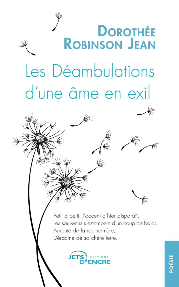 Couverture du livre « Les déambulations d'une âme en exil » de Dorothée Robinson Jean, librairie Les Contes Infusés à Corte