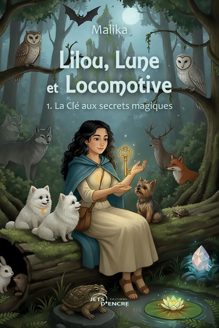 Couverture du livre « La clé aux secrets magiques » de Malika, librairie Les Contes Infusés à Corte