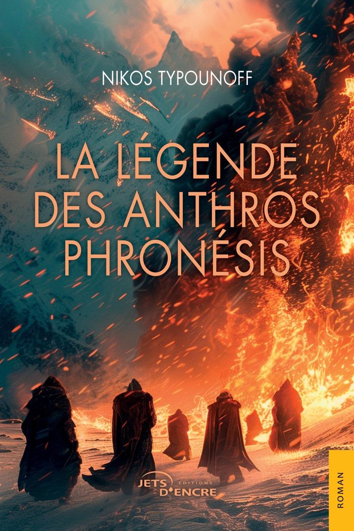 Couverture du livre « La légende des Anthros Phronésis » de Nikos Typounoff, librairie Les Contes Infusés à Corte