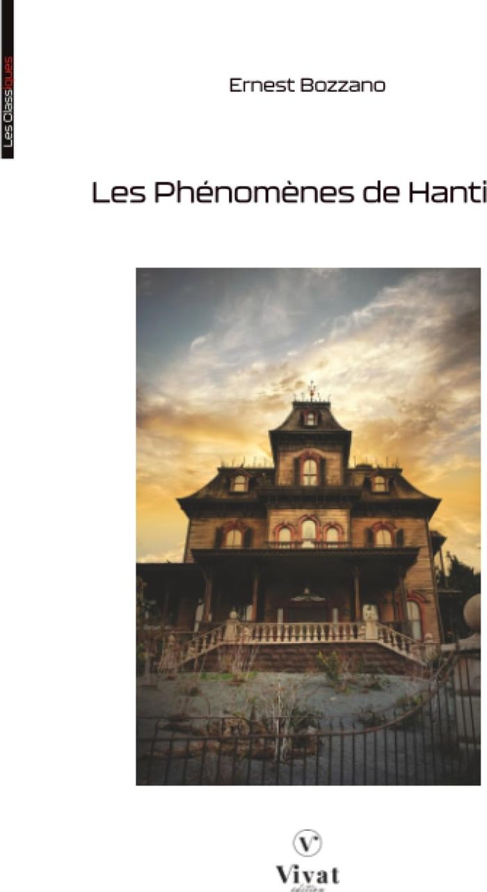 Couverture du livre « Les phénomènes de hantise » de Ernesto Bozzano, librairie Les Contes Infusés à Corte
