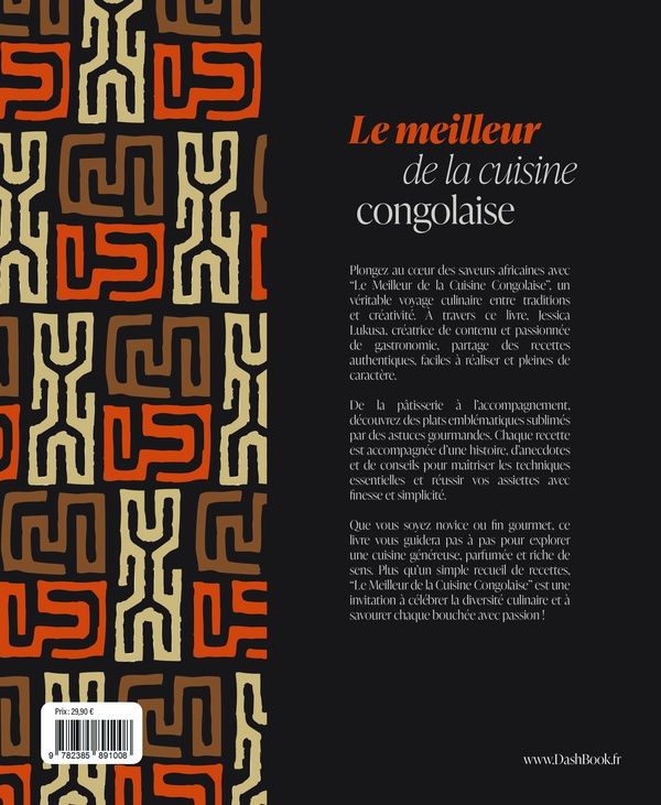 Quatrième de couverture de « Le meilleur de la cuisine congolaise »