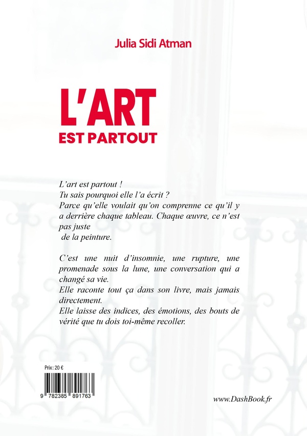 Quatrième de couverture de « L'art est partout »