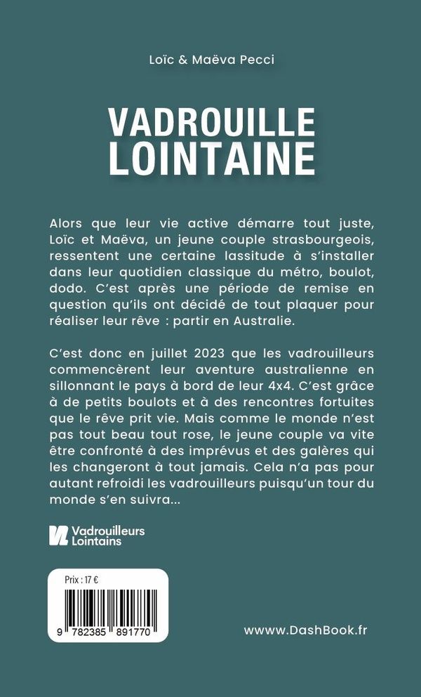 Quatrième de couverture de « Vadrouille lointaine »