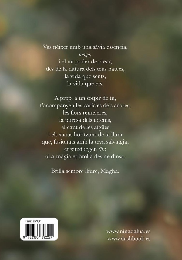 Quatrième de couverture de « MAGHA - LA MAGIA ET BROLLA DES DE DINS »