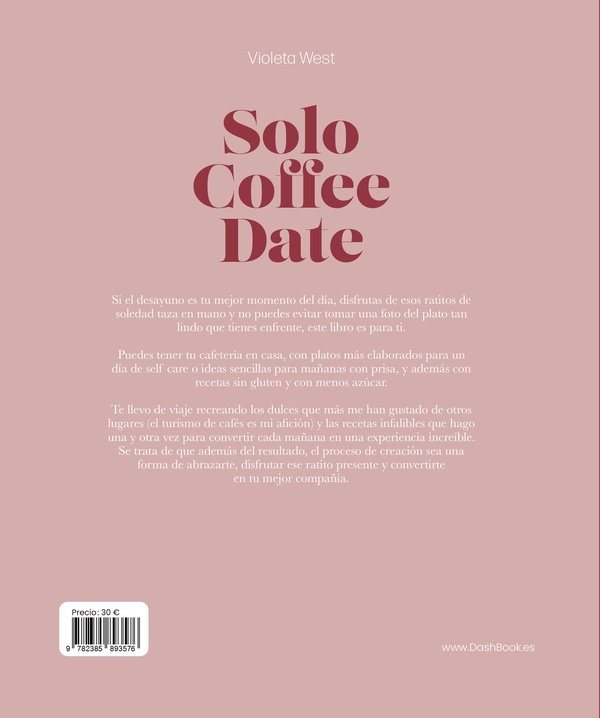 Quatrième de couverture de « Solo Coffee Date »