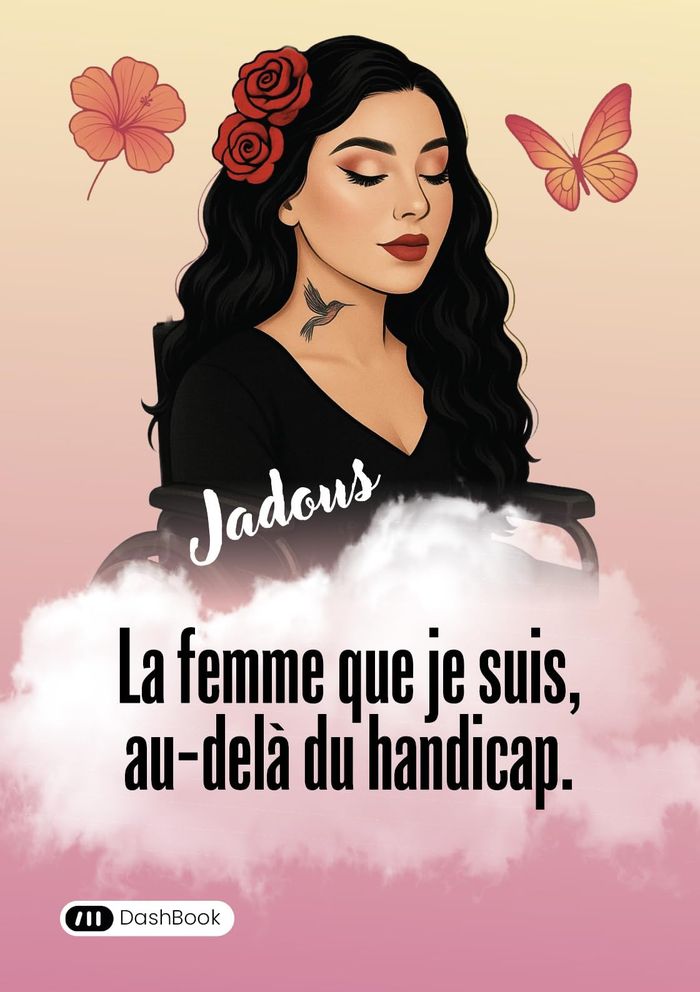 Couverture du livre « La femme que je suis, au-delà du handicap » de Jadous, librairie Les Contes Infusés à Corte