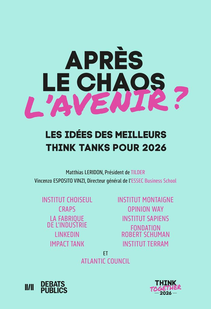 Couverture du livre « Après le chaos, l avenir ? : les idées des meilleurs think tanks pour 2026 » de Matthias Leridon, librairie Les Contes Infusés à Corte