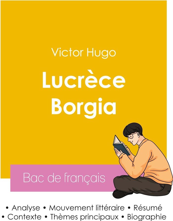 Couverture du livre « REUSSIR SON BAC DE FRANCAIS 2026 : ANALYSE DE LA PIECE LUCRECE BORGIA DE VICTOR HUGO » de Victor Hugo, librairie Les Contes Infusés à Corte