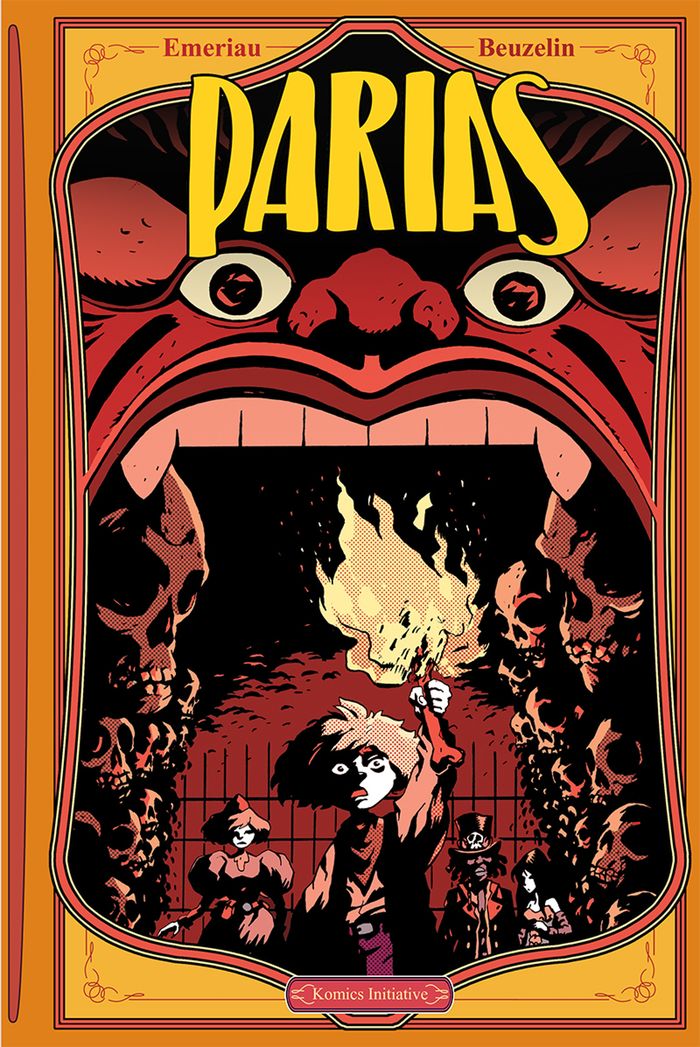 Couverture du livre « Parias : Sous l'enfer » de Tony Emeriau, librairie Les Contes Infusés à Corte