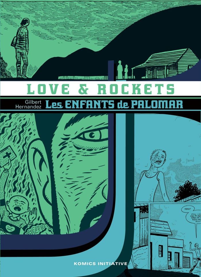 Couverture du livre « Les enfants de Palomar » de Gilbert Hernandez, librairie Les Contes Infusés à Corte