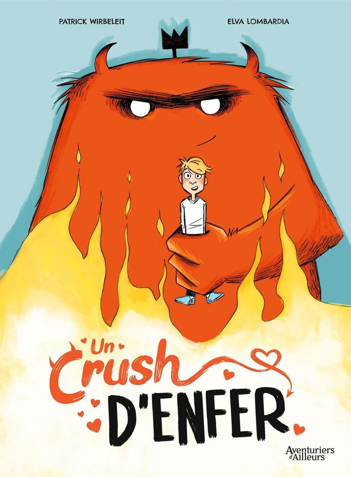 Couverture du livre « Un crush d'enfer », librairie Les Contes Infusés à Corte