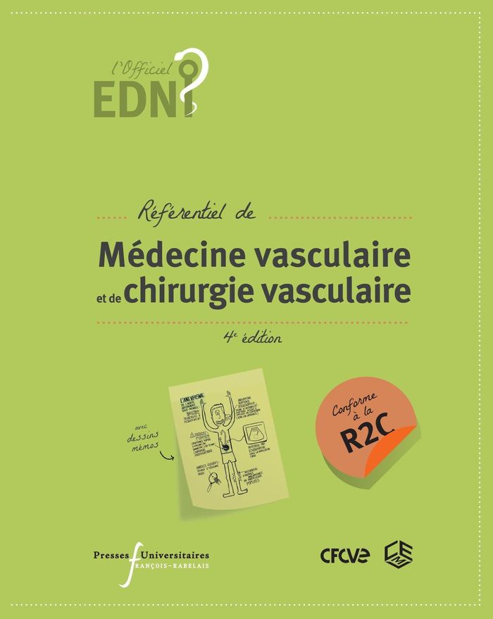 Couverture du livre « Référentiel de médecine vasculaire et de chirurgie vasculaire » de Collège des enseignants de médecine vasculaire, librairie Les Contes Infusés à Corte