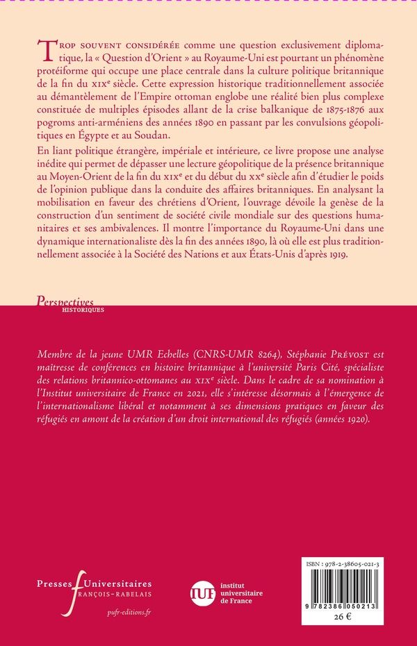 Quatrième de couverture de « La bataille de l'opinion : les questions d'Orient au Royaume-Uni (1875-1900) »