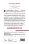Quatrième de couverture de « Innovations & prévention en santé »