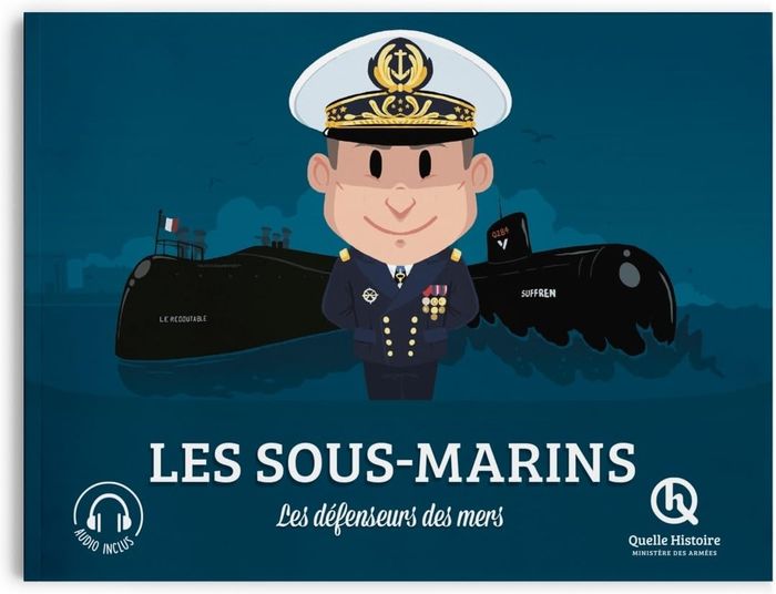 Couverture du livre « Les sous-marins : les défenseurs des mers » de Marine Breuil-Salles, librairie Les Contes Infusés à Corte