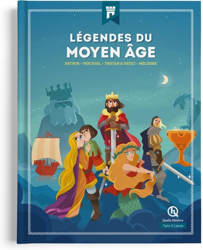 Couverture du livre « Légendes du Moyen âge : Arthur, Perceval, Tristan & Iseult, Mélusine » de Collectif, librairie Les Contes Infusés à Corte