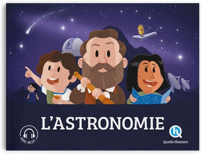 Couverture du livre « L'astronomie » de Marine Breuil-Salles, librairie Les Contes Infusés à Corte