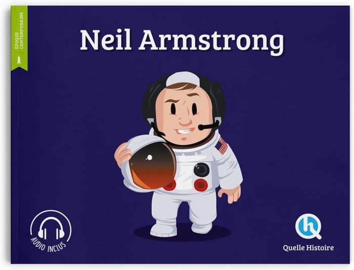 Couverture du livre « Neil Armstrong », librairie Les Contes Infusés à Corte